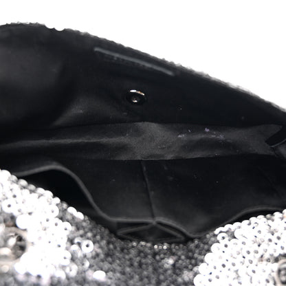 Chanel Sequin East West Flap Dark Silver 5 of 10