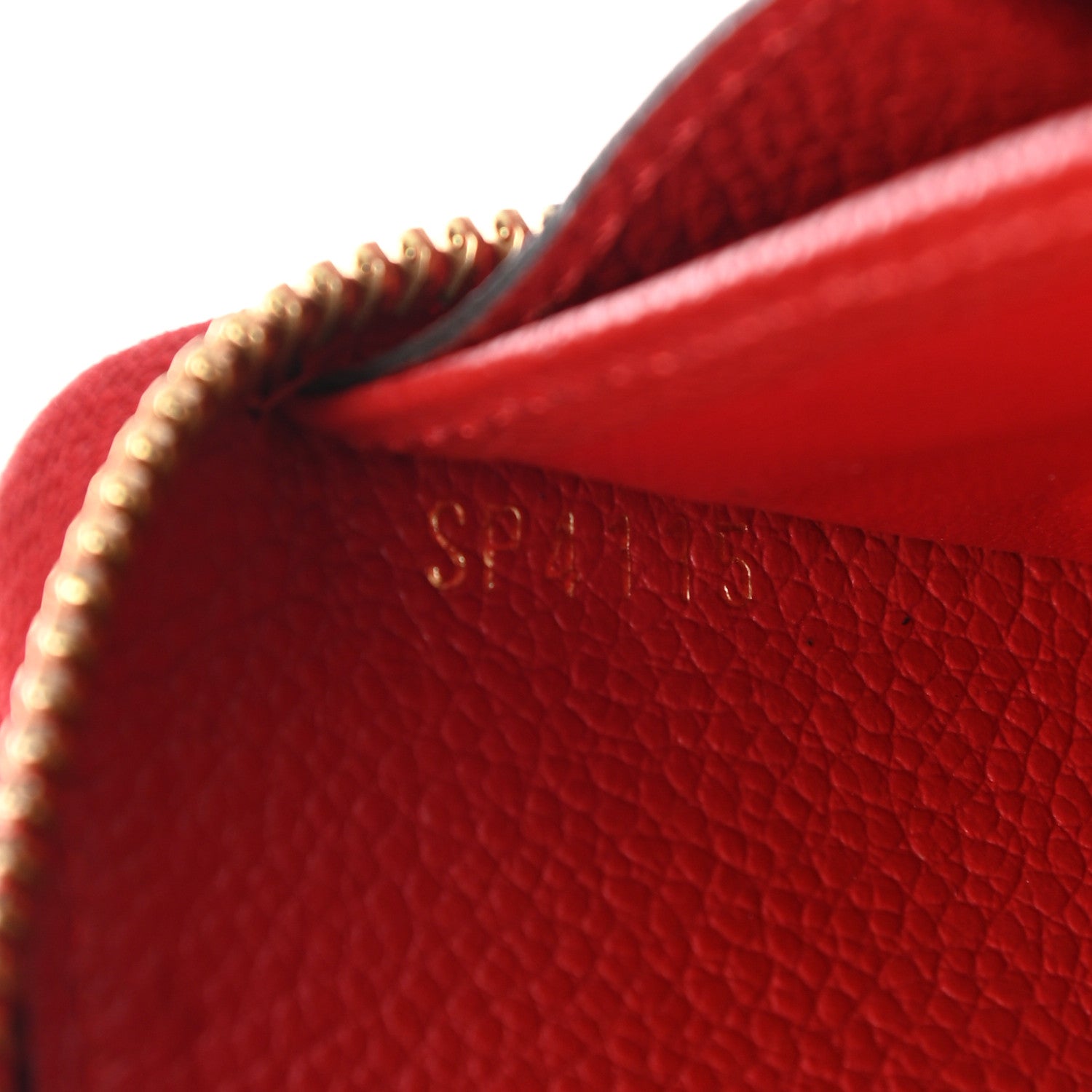 Louis Vuitton Empreinte Zippy Wallet Scarlet 9 of 11