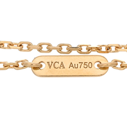 Van Cleef & Arpels 18K Yellow Gold Mother of Pearl Sweet Alhambra Bracelet 3 of 4