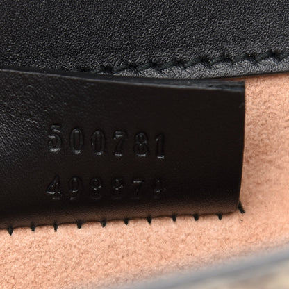 Gucci GG Supreme Monogram Small Osiride Shoulder Bag Black Gold 7 of 9