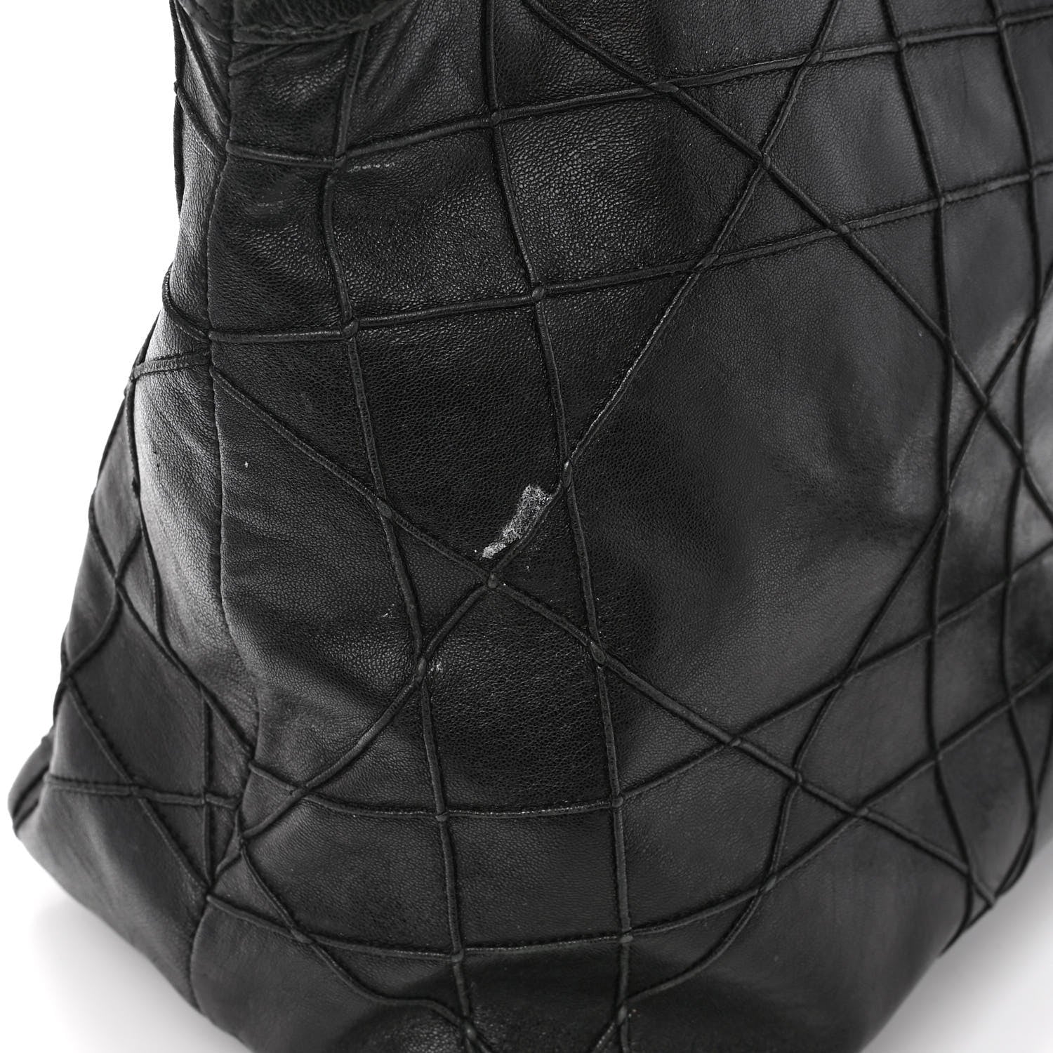 Christian Dior Lambskin Cannage Medium Granville Tote Black 11 of 11