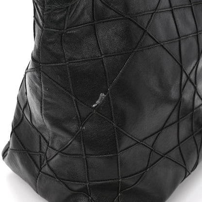 Christian Dior Lambskin Cannage Medium Granville Tote Black 11 of 11