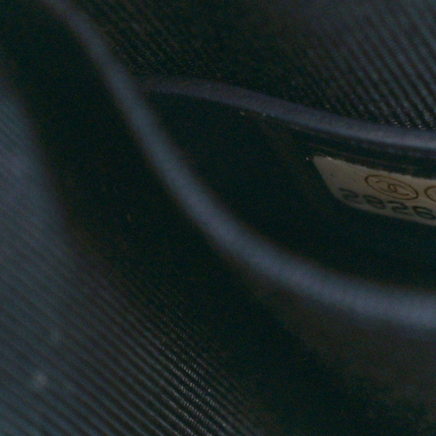 Chanel Metallic Lambskin Striped North South Boy Flap Navy Gold 7 of 10