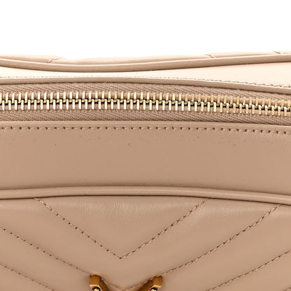 Saint Laurent Calfskin Matelasse Monogram Lou Camera Bag Dark Beige 12 of 15