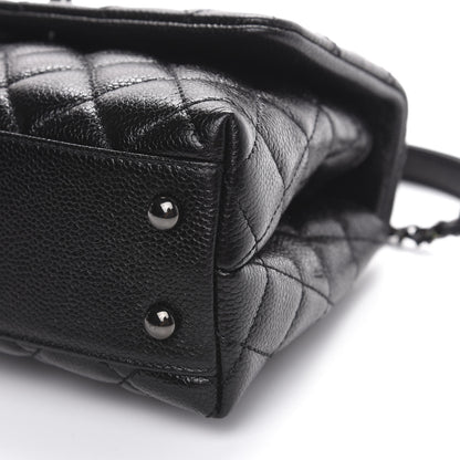 Chanel Caviar Quilted Mini Coco Handle Flap So Black 8 of 10