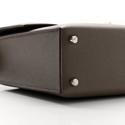 Hermes Epsom Verrou 21 Etain 9 of 13