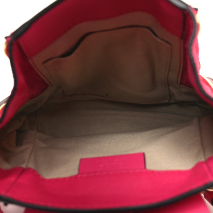 Chloe Suede Calfskin Mini Faye Backpack Fuchsia Rose 5 of 11