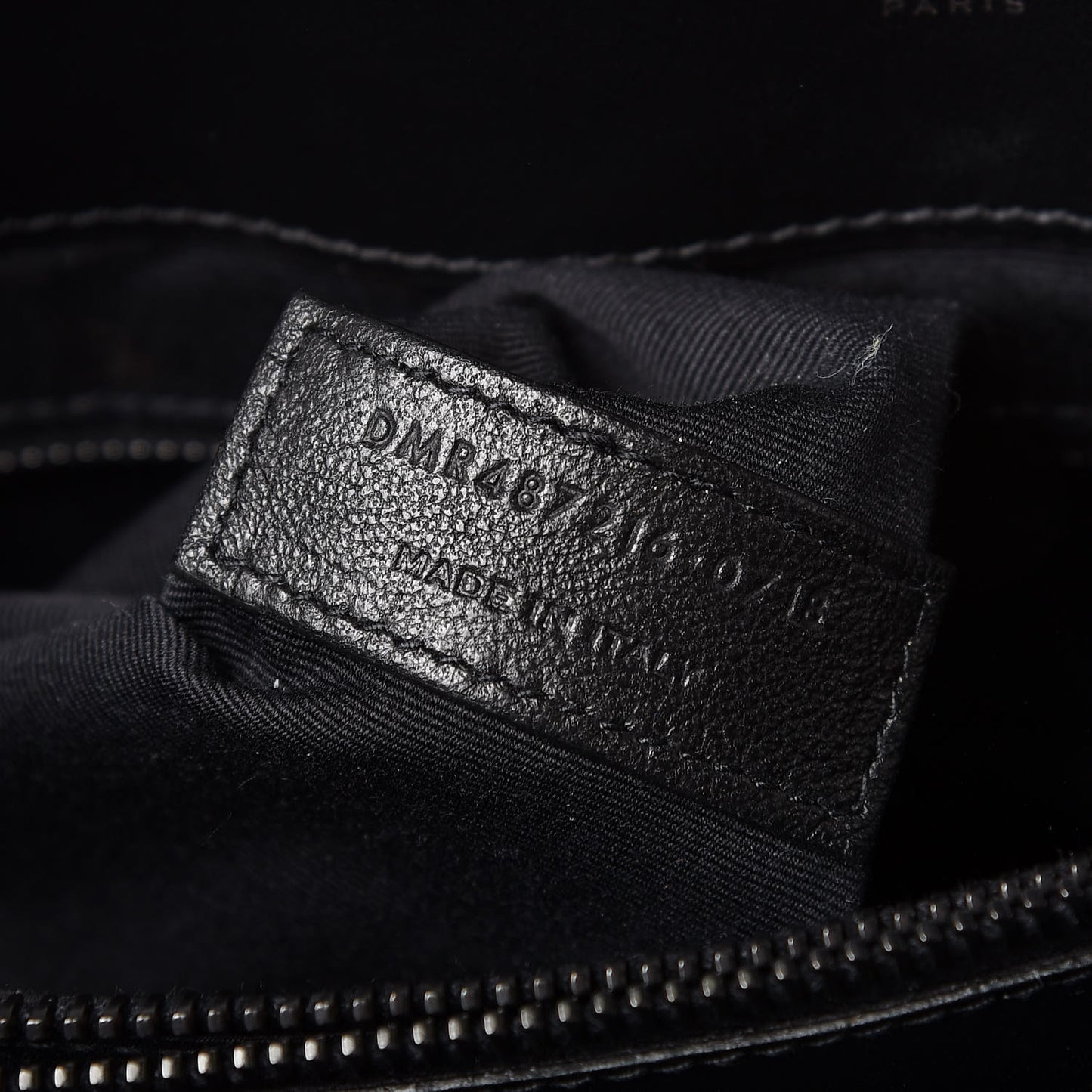 Calfskin Y Quilted Monogram Medium Loulou Chain Satchel Black