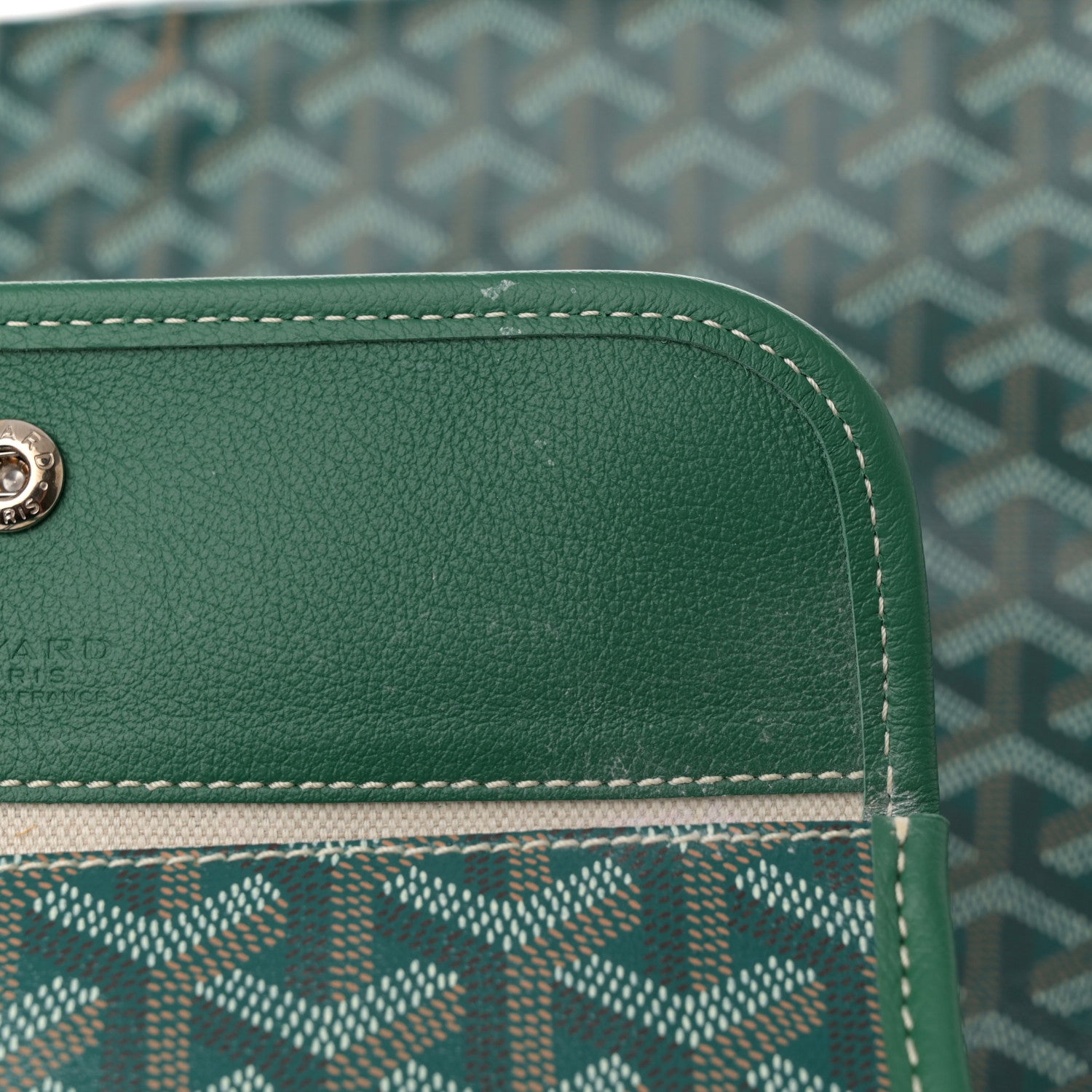 Goyard Goyardine Saint Louis GM Green 11 of 11