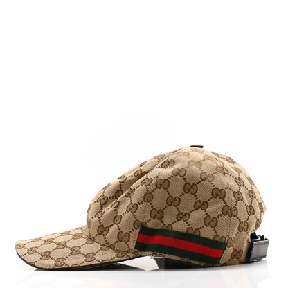 Gucci Monogram Web Baseball Hat L Beige Cocoa 4 of 15