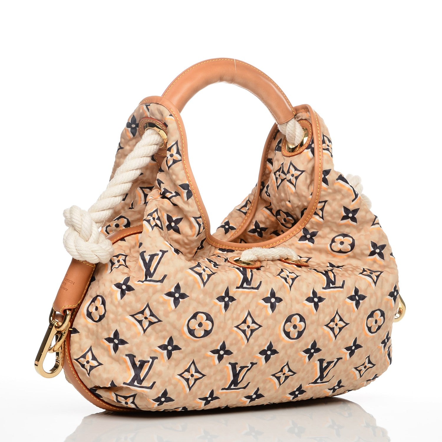 Louis Vuitton Canvas Monogram Cruise Bulles MM Natural 3 of 8