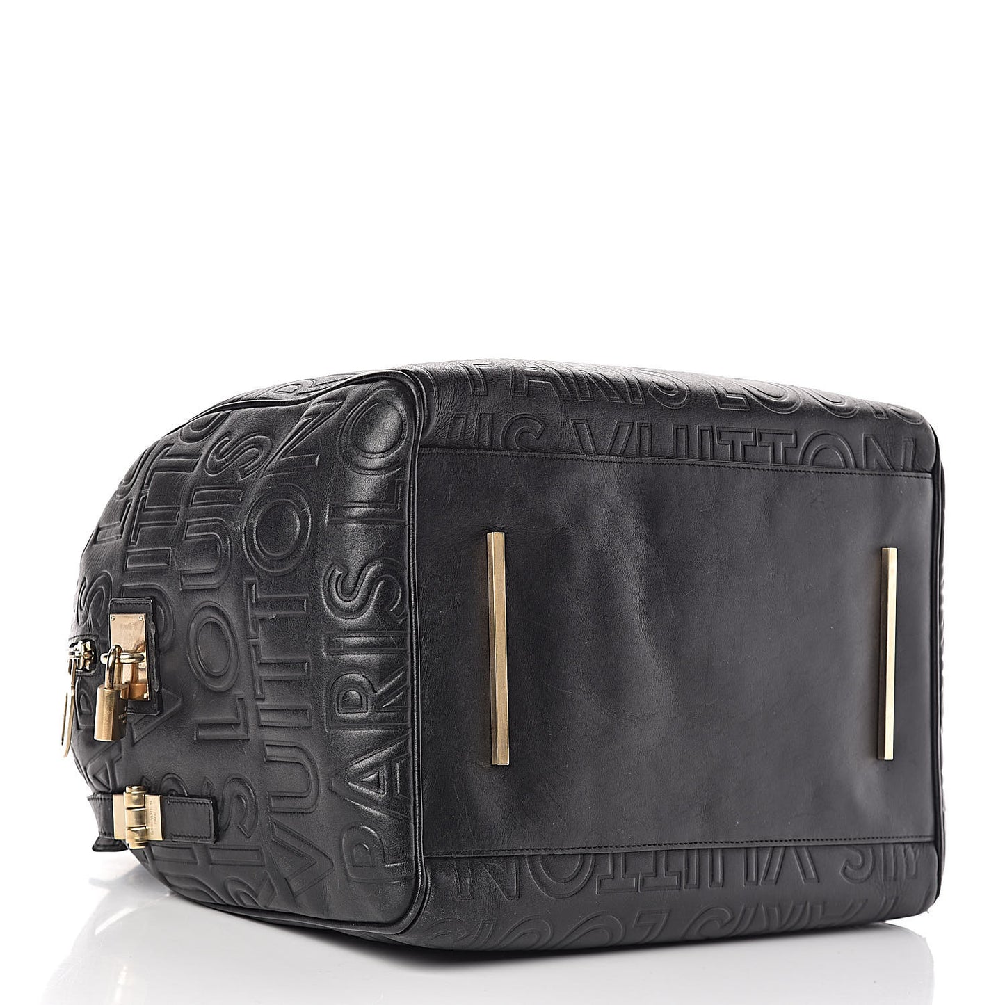Calfskin Embossed Speedy Cube 30 Black