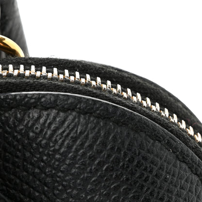 Balenciaga Signature Grained Calfskin XXS Ville Top Handle Bag Black White 10 of 15