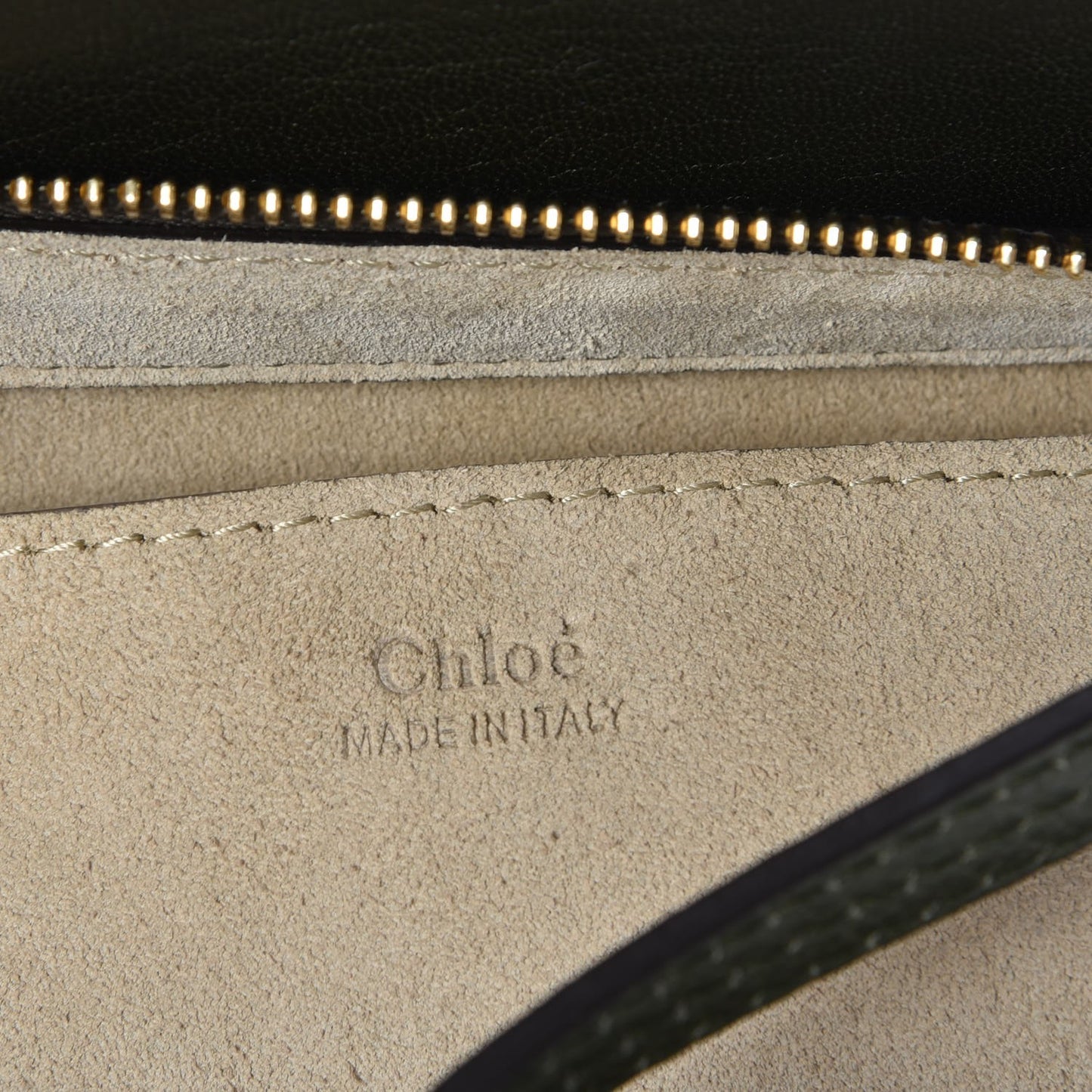 Calfskin Suede Small Pixie Bag Intense Green
