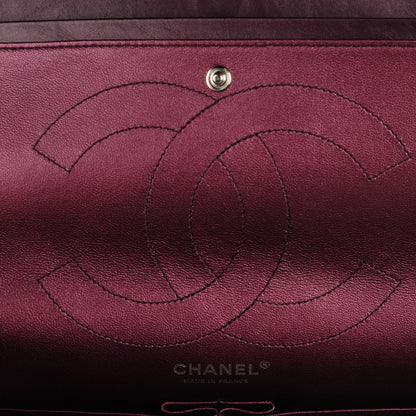 Chanel Metallic Aged Calfskin Quilted 2.55 Reissue 227 Flap Plum 7 of 8