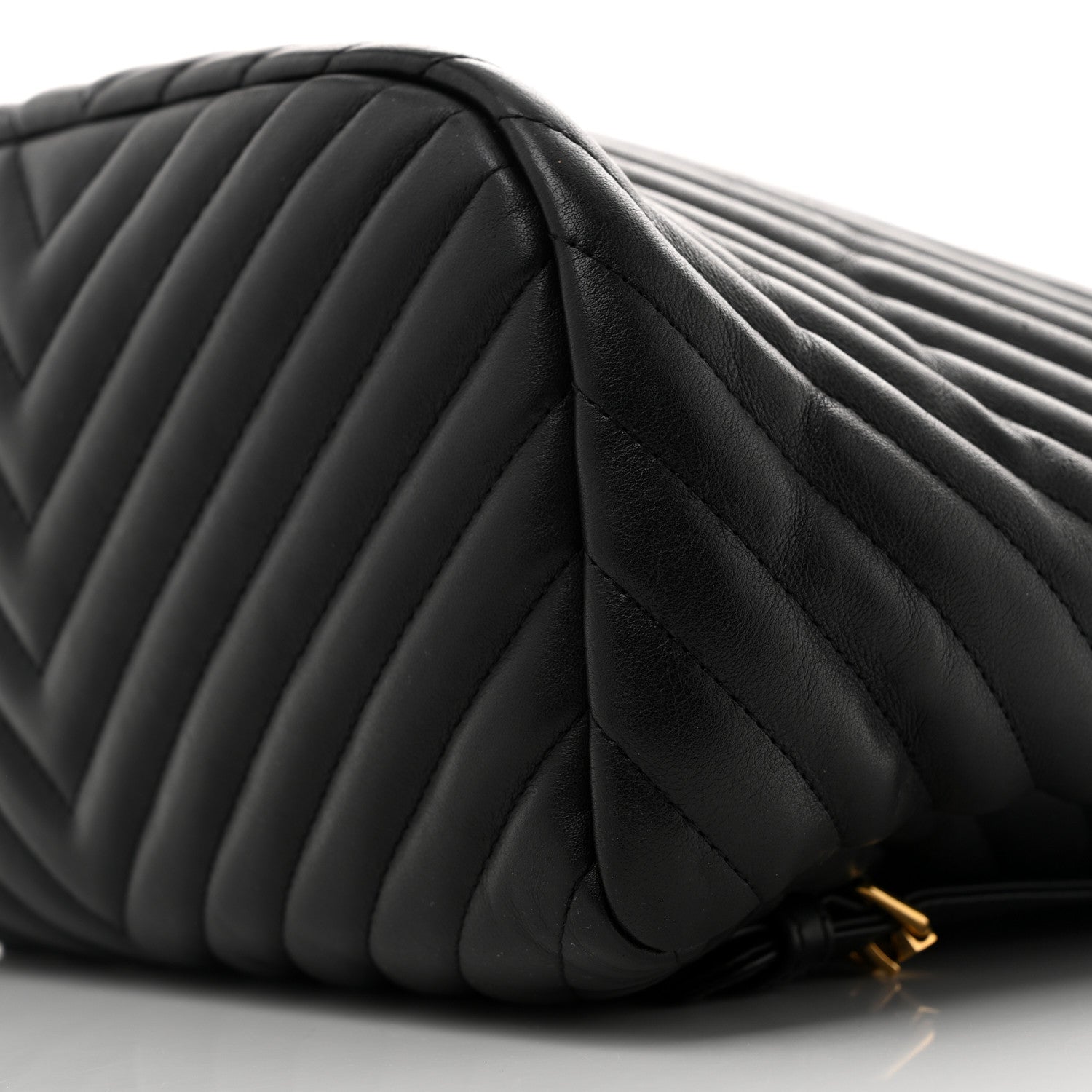 Chanel Calfskin Chevron Quilted Large Urban Spirit Backpack Black 10 of 14