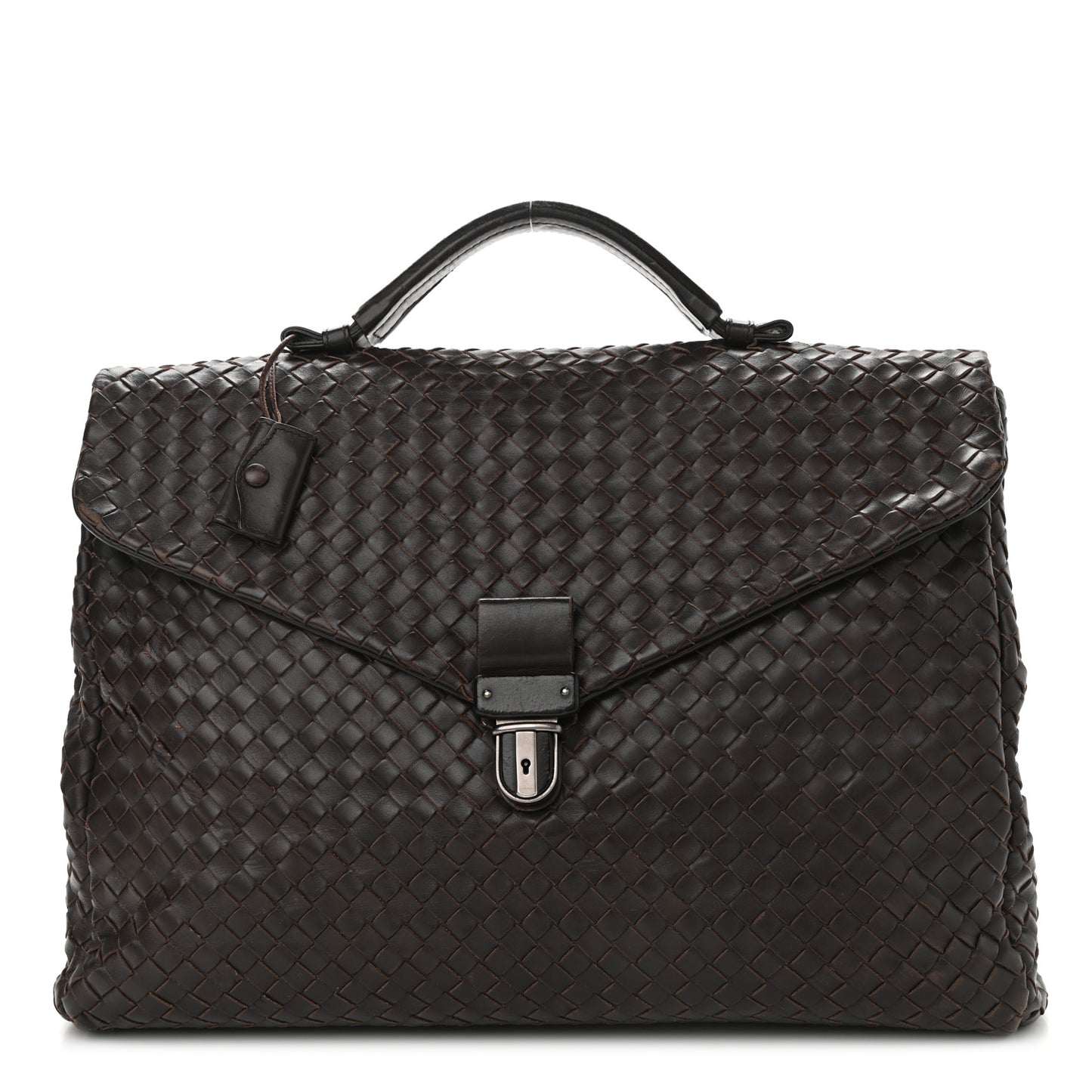 Intrecciato VN Briefcase Ebano