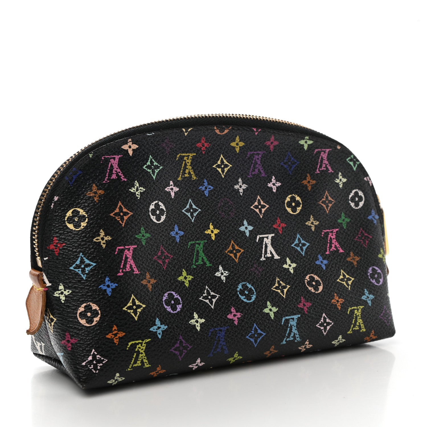 Louis Vuitton Monogram Multicolor Cosmetic Pouch Black Grenade 3 of 6