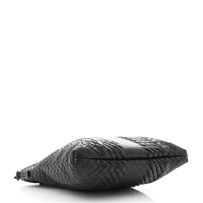 Bottega Veneta Nappa Intrecciato VN Crossbody Messenger Bag Black 4 of 11