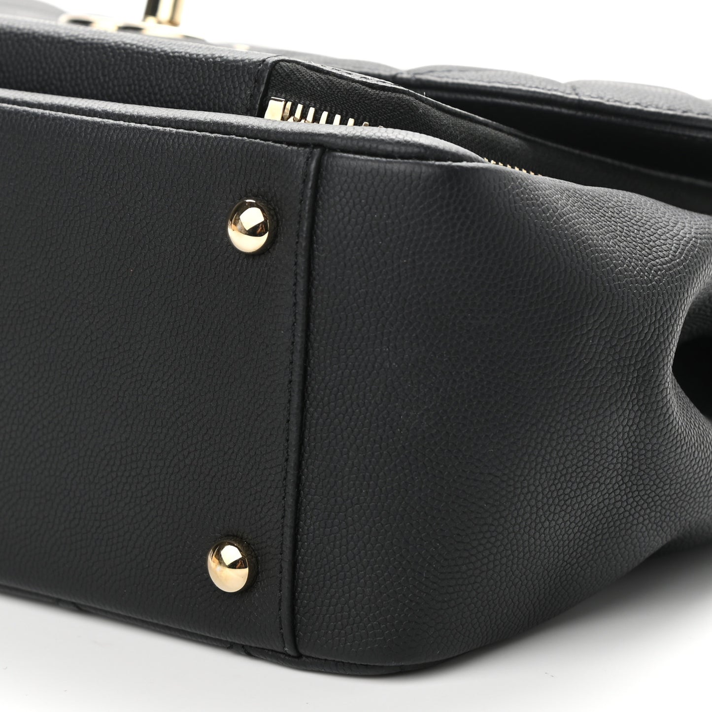 Caviar Quilted Large Business Affinity Flap Black