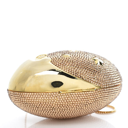 Judith Leiber Crystal Moon and Stars Minaudiere Clutch Gold 4 of 9
