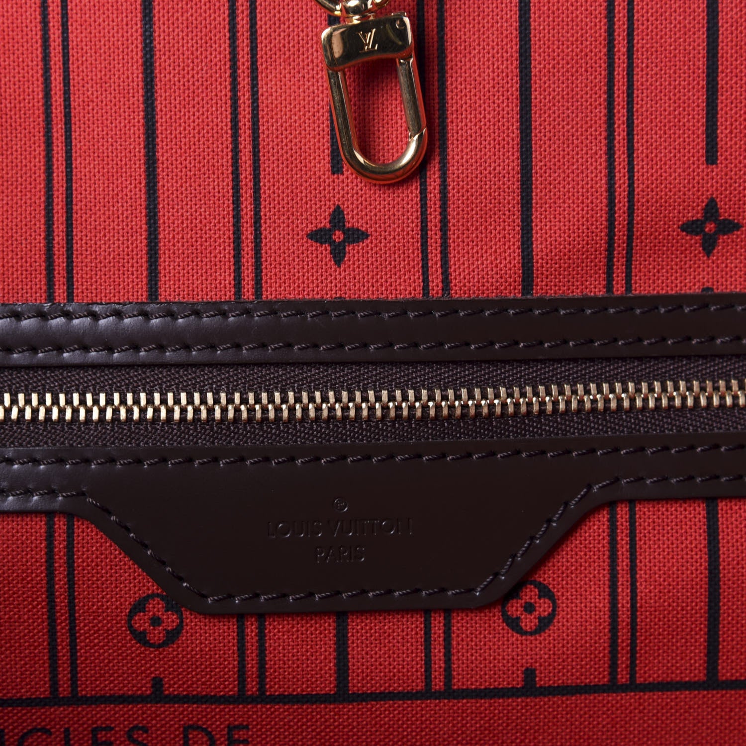 Louis Vuitton Damier Ebene Neverfull MM 8 of 10