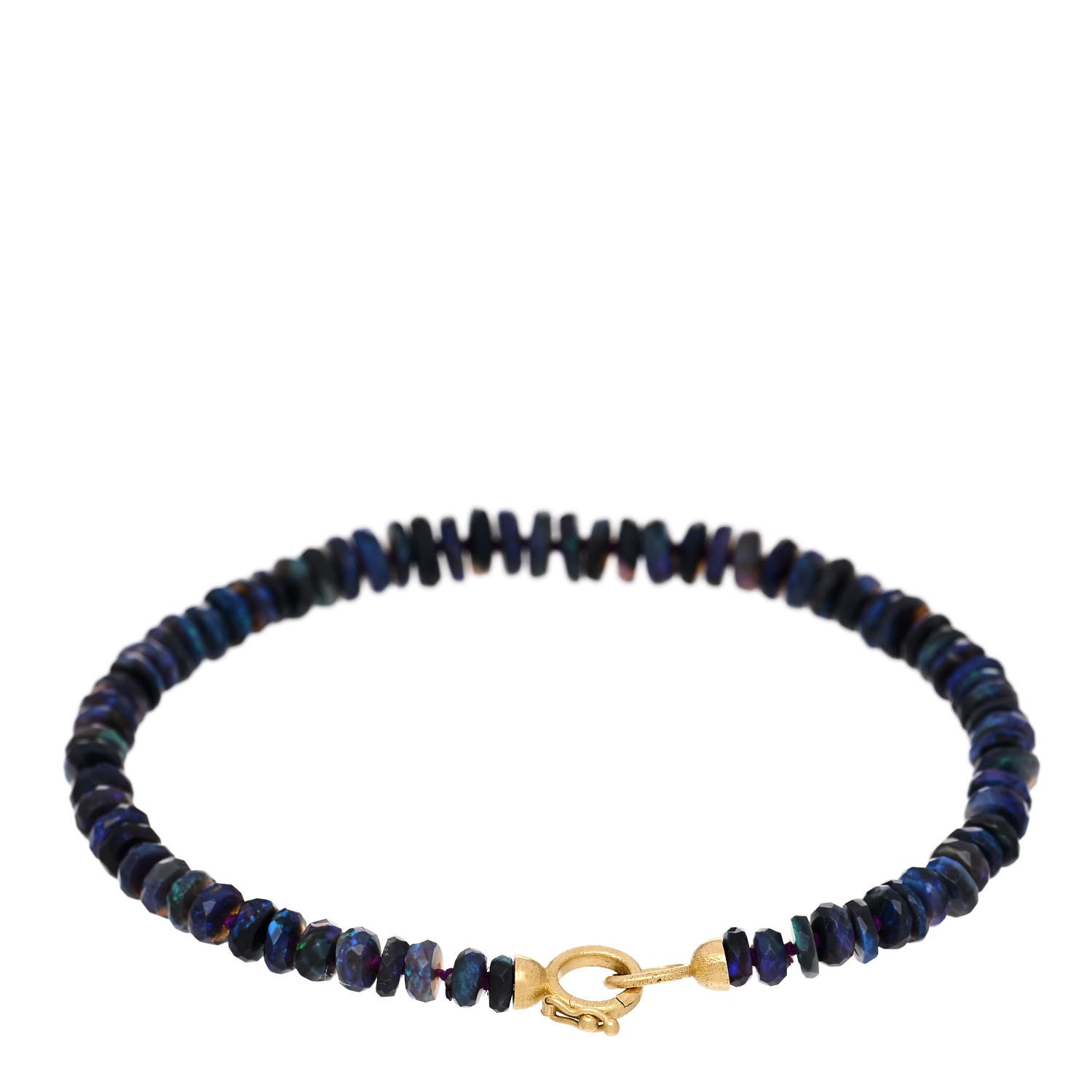 Irene Neuwirth 18K Yellow Gold Opal Candy Beaded Bracelet 2 of 5