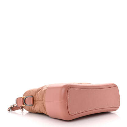 Chanel Aged Calfskin Quilted Medium Gabrielle Hobo Pink 4 of 10