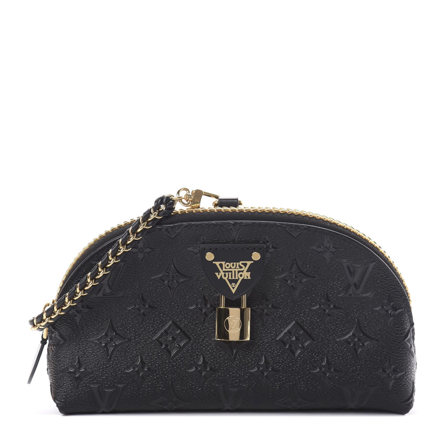 Embossed Monogram Midnight LV Moon Pochette Black