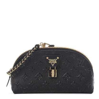 Louis Vuitton Embossed Monogram Midnight LV Moon Pochette Black 1 of 8