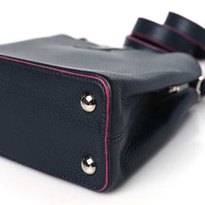 Louis Vuitton Taurillon Capucines BB Cobalt Fuchsia 9 of 12