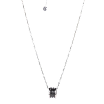 Bulgari Sterling Silver Ceramic Save The Children Pendant Necklace 1 of 5