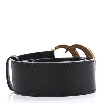 Gucci Calfskin Double G 40mm Belt 75 30 Black 2 of 3