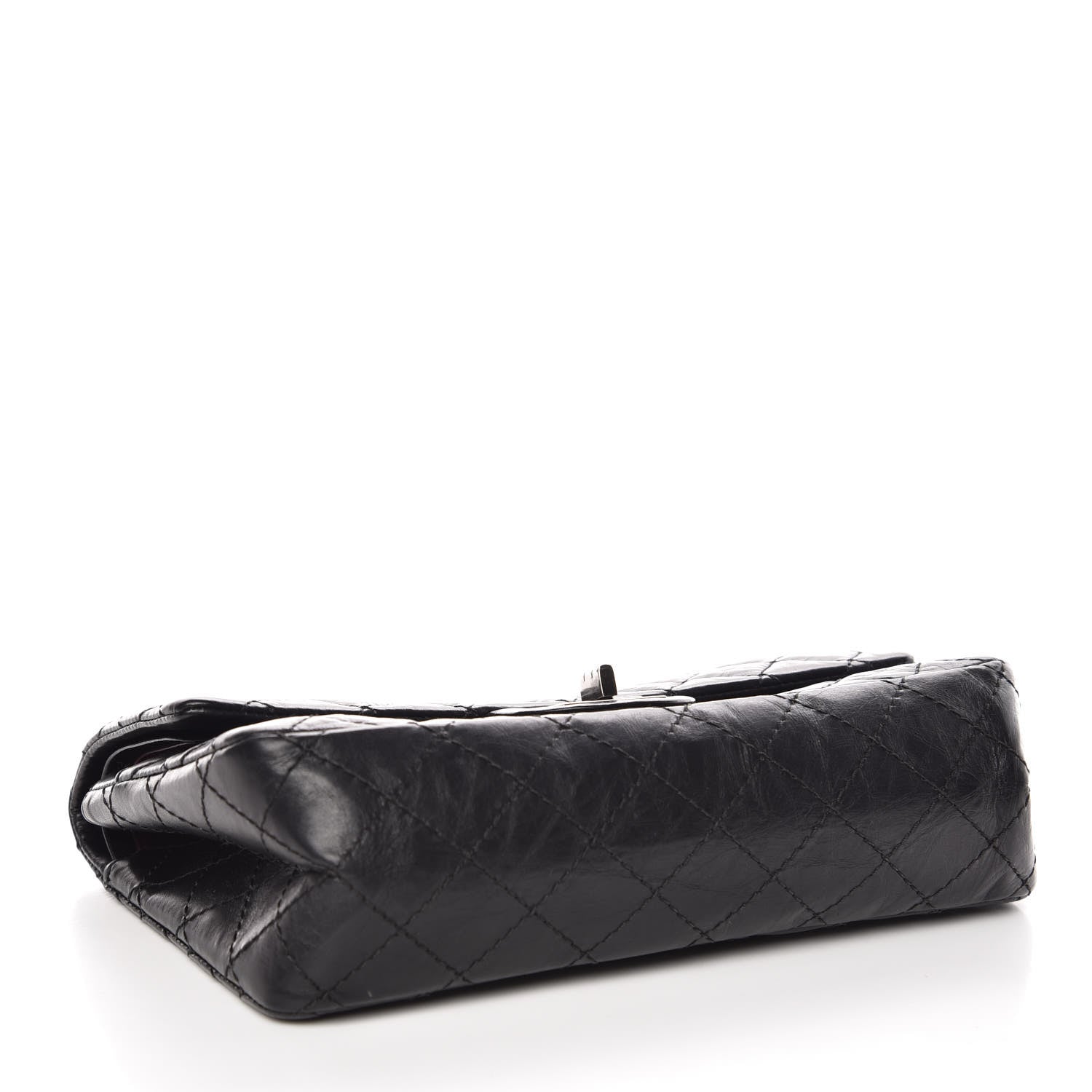 Chanel Aged Calfskin Quilted 2.55 Reissue 225 Flap Black 5 of 9