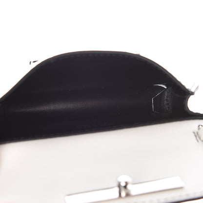 Prada City Calfskin Micro Sidonie Belt Bag 85 34 White Black 5 of 6