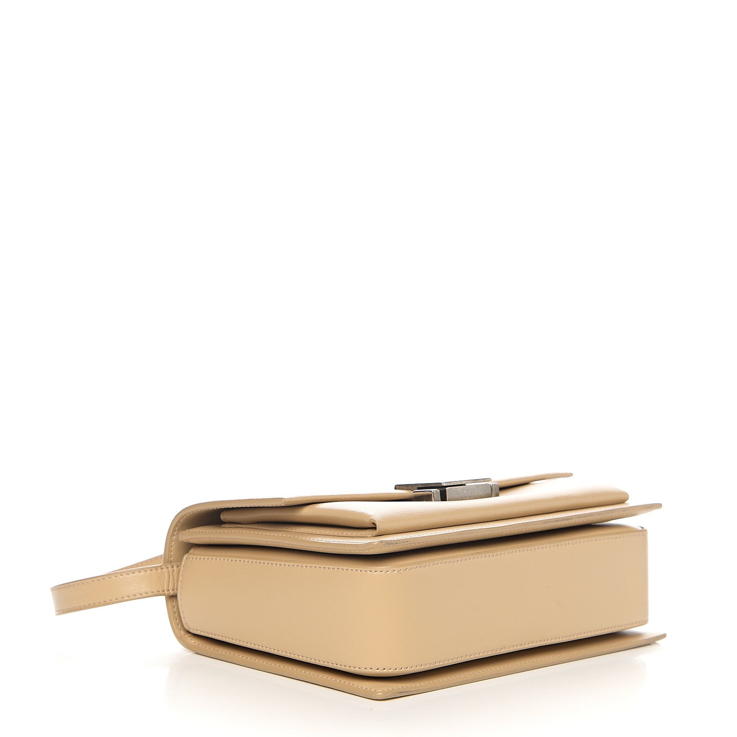 Saint Laurent Calfskin Medium Bellechasse Satchel Beige 3 of 9