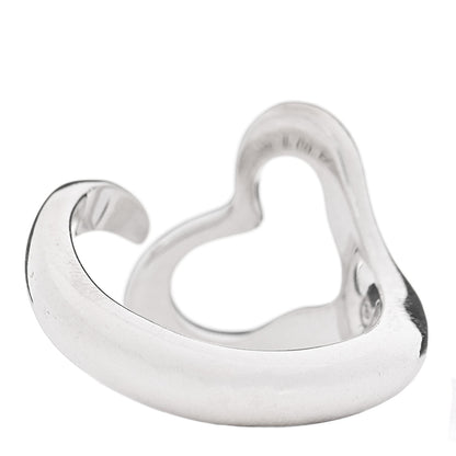 Tiffany Sterling Silver Elsa Peretti Open Heart Ring 47 4 3 of 6