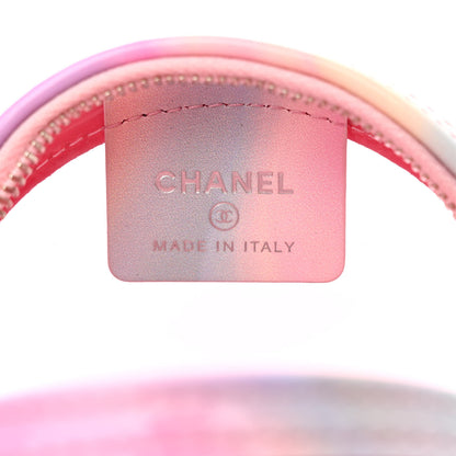 Chanel PVC Lambskin Filigree Round Clutch With Chain Pink 6 of 10