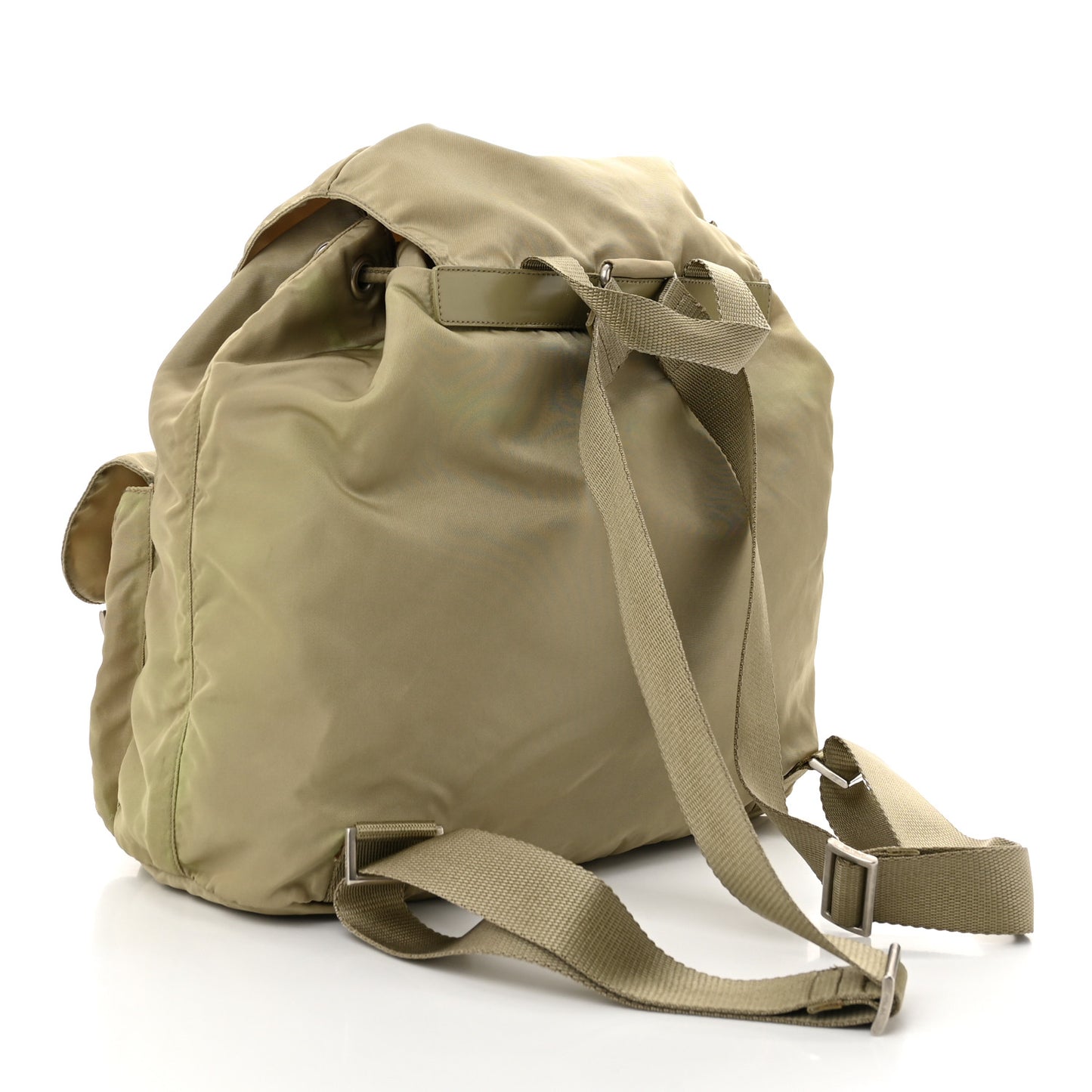 Tessuto Nylon Vela Medium Backpack Beige Beige