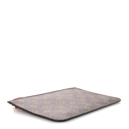 Louis Vuitton Monogram Neverfull MM GM Pochette Fuchsia 4 of 9