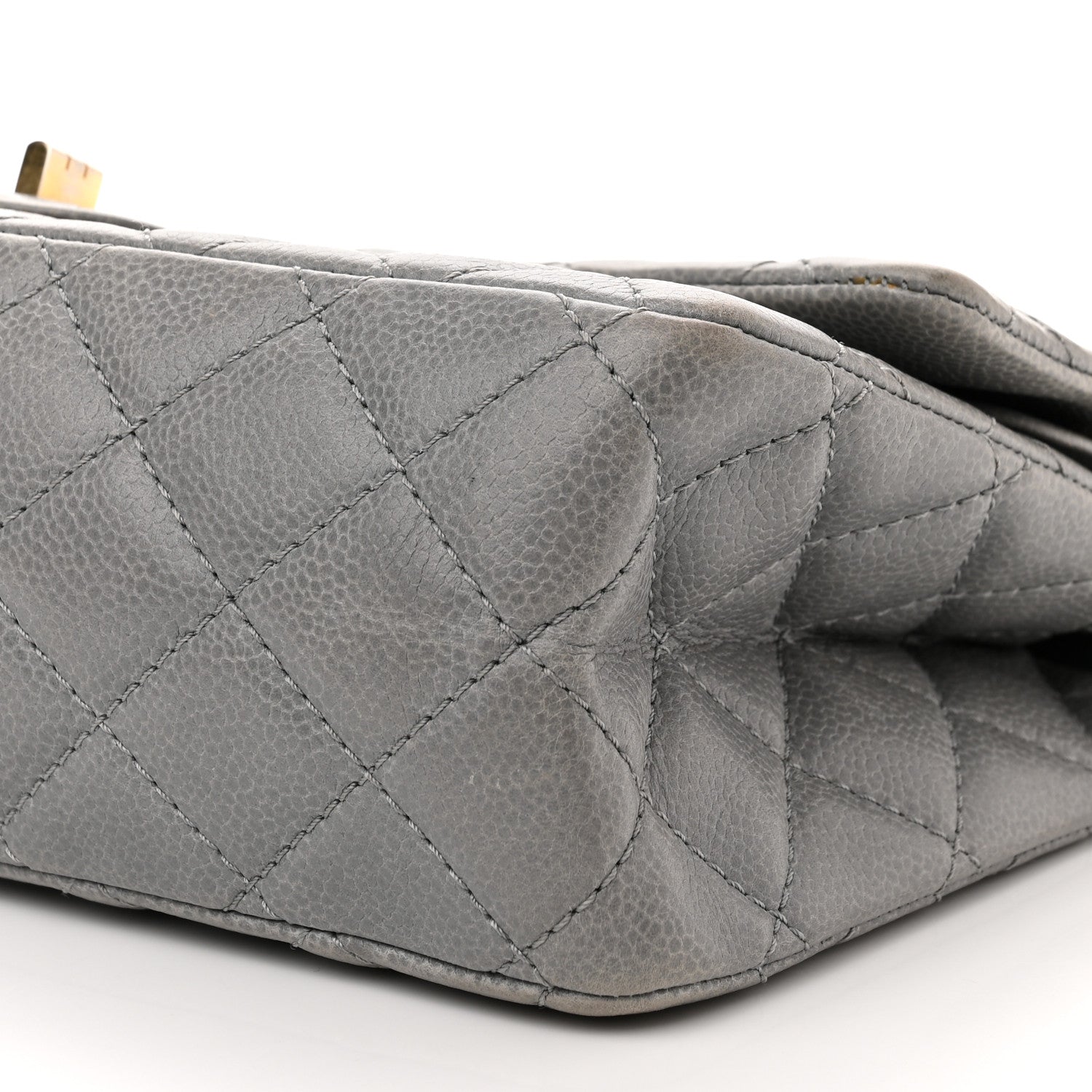 Chanel Caviar Quilted 2.55 Reissue 226 Flap Light Grey 10 of 14