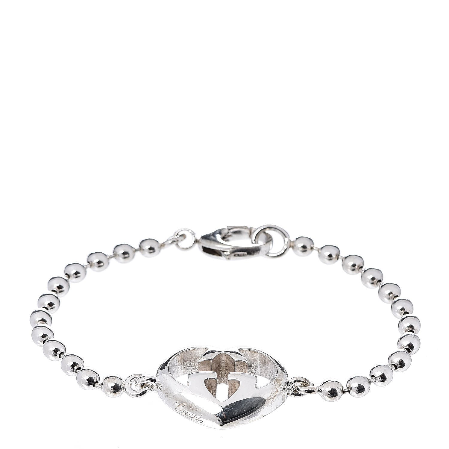 Gucci Sterling Silver Love Britt Bracelet 1 of 4