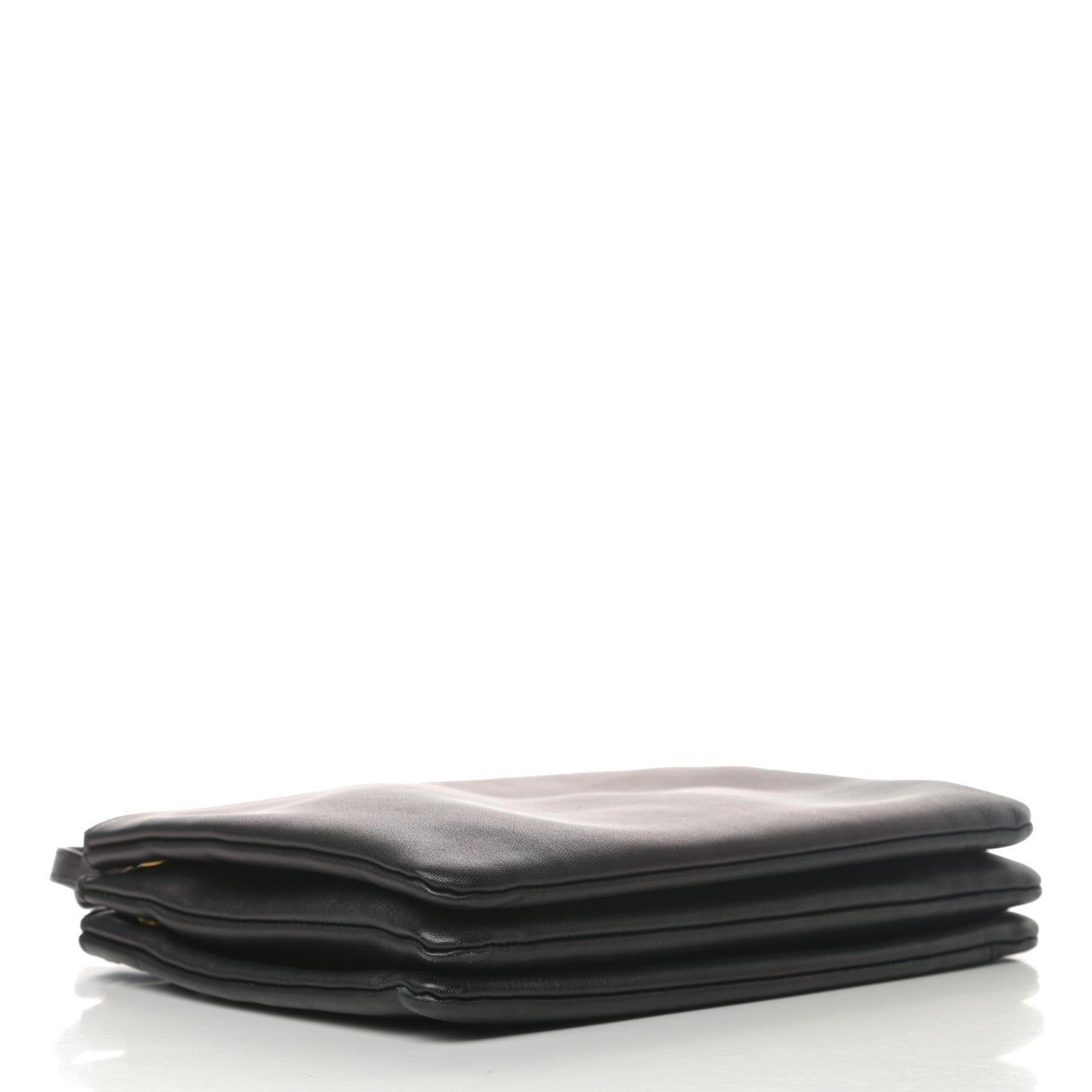 Celine Lambskin Large Trio Crossbody Bag Black 4 of 14