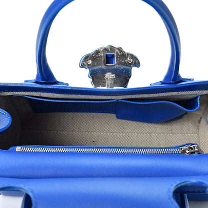 Versace Vitello Medium Palazzo Empire Bag Blue 4 of 9