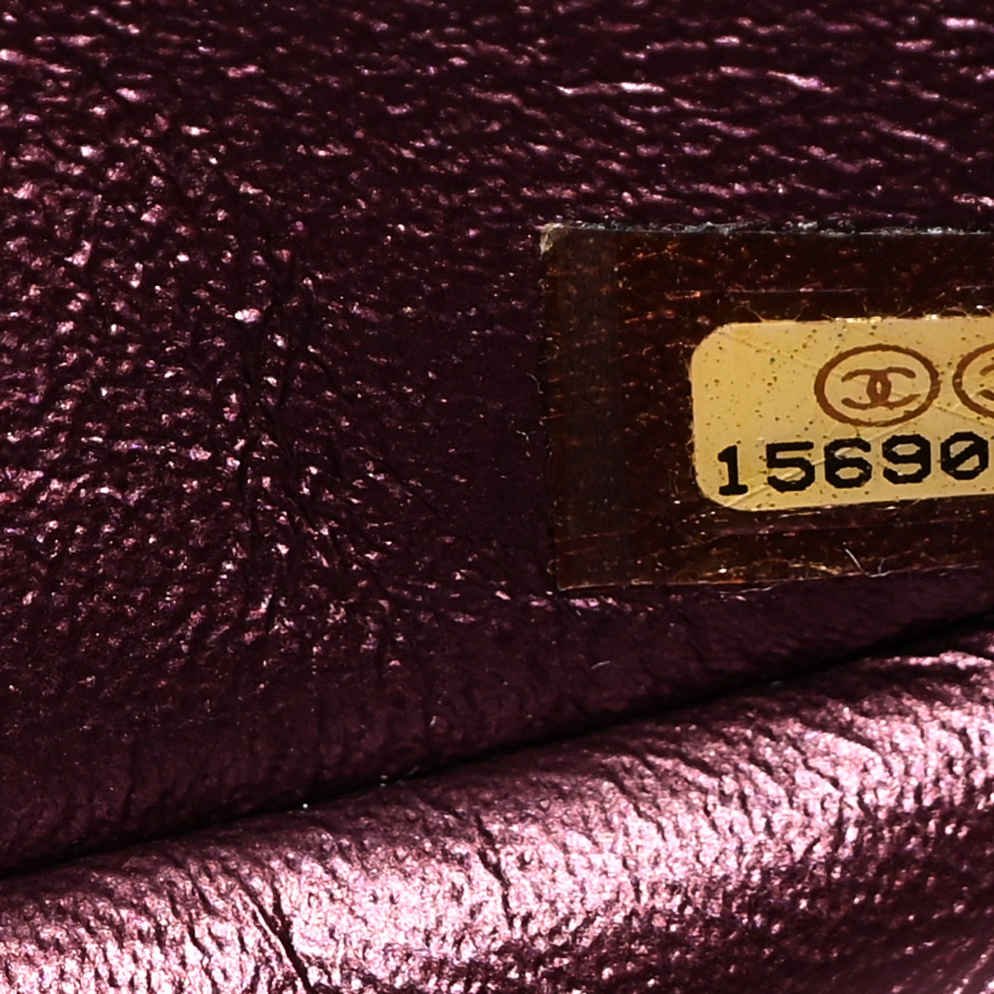 Metallic Aged Calfskin Quilted 2.55 Reissue 226 Flap Purple