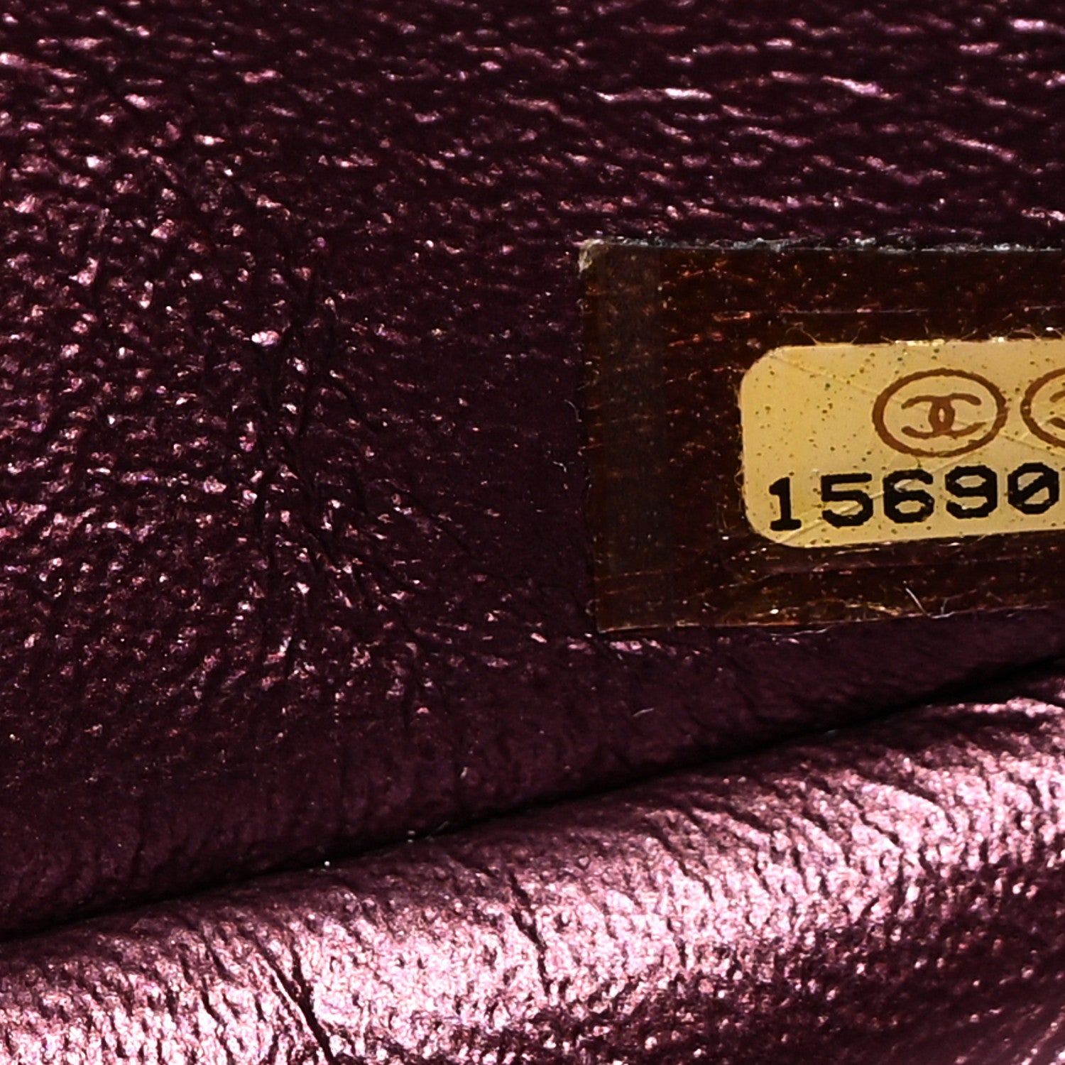 Chanel Metallic Aged Calfskin Quilted 2.55 Reissue 226 Flap Purple 7 of 10