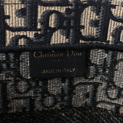 Christian Dior Oblique Medium Book Tote Blue Multicolor 6 of 9