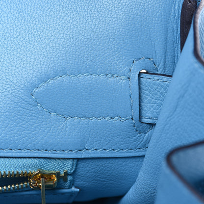 Hermes Epsom Birkin 30 Bleu Du Nord 16 of 30
