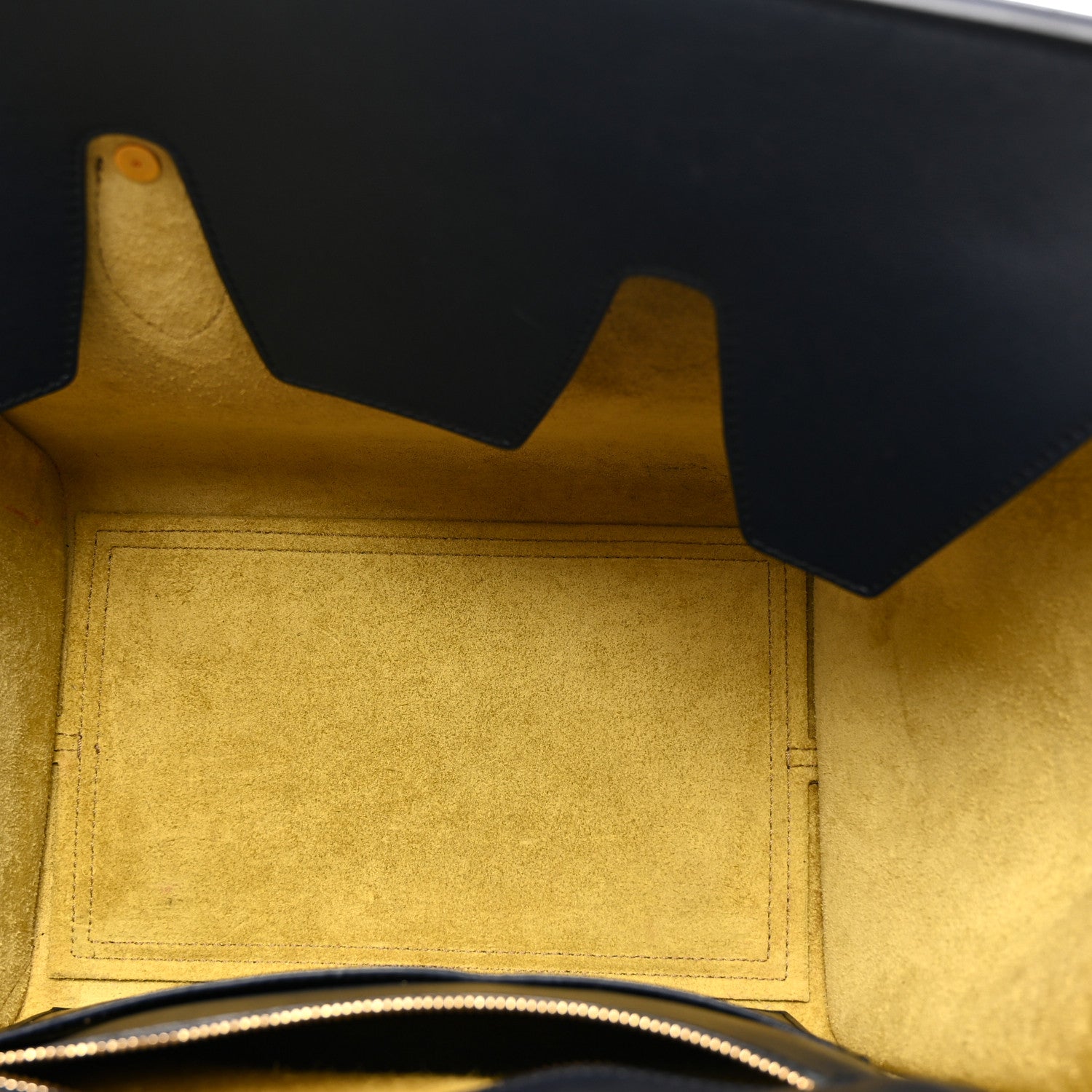 Celine Palmelato Calfskin Mini Tie Knot Tote Navy Blue 9 of 24