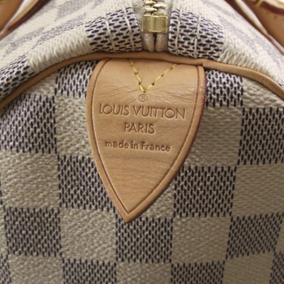 Louis Vuitton Damier Azur Speedy 30 7 of 9